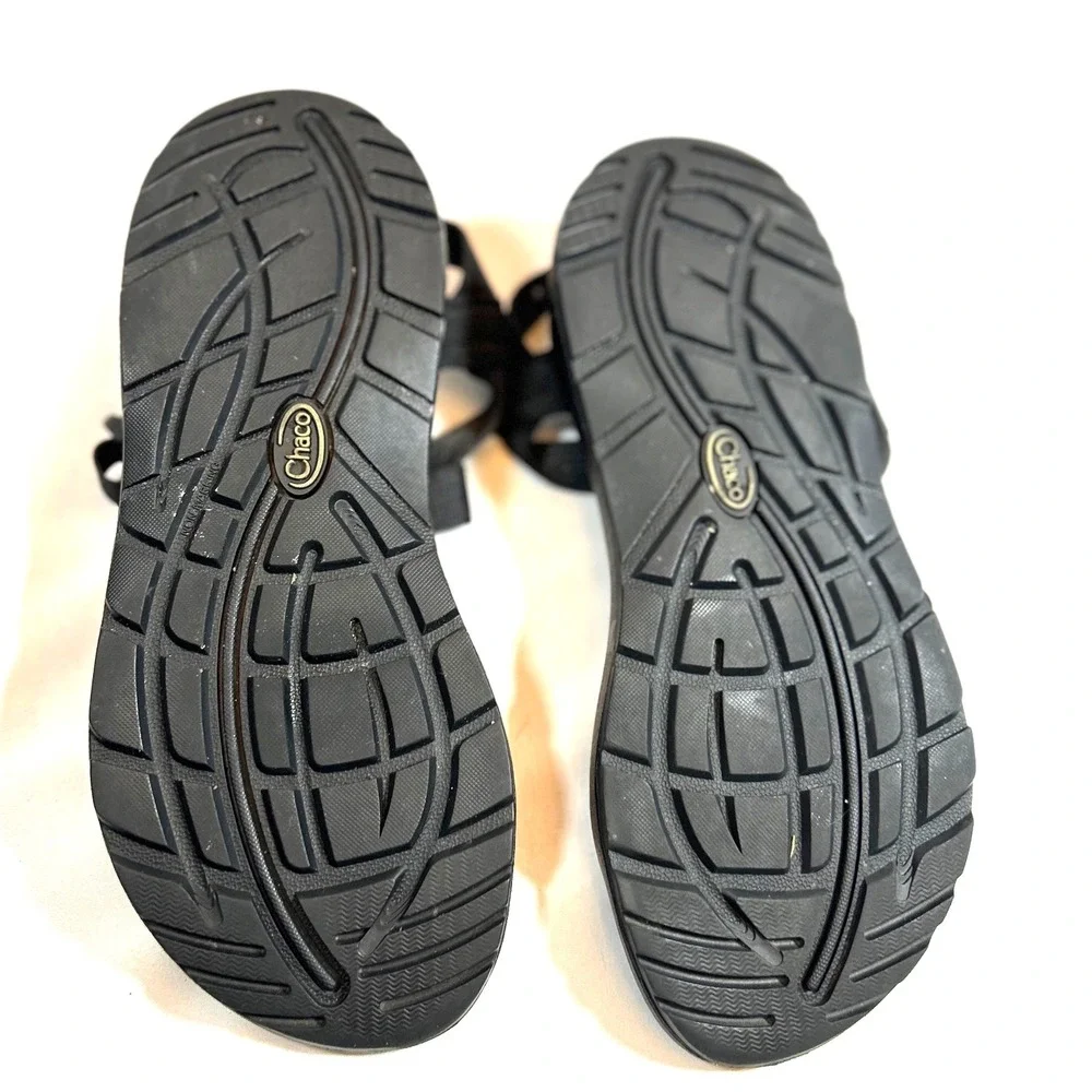 Chaco Z/1 Adjustable Classic Strap Black Sandals for Men Sz 10 Orthotic Support - Picture 9 of 14